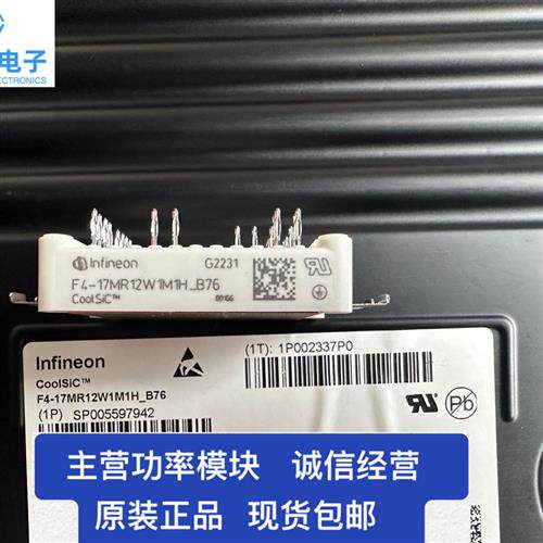 碳化硅F4-17MR12W1M1H-B76全新模块
