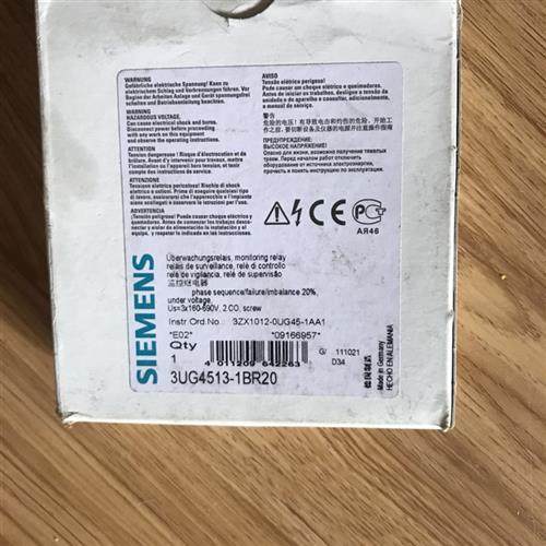 监控继电器3UG4513-1BR20 3UG4513-1BR20原装现货