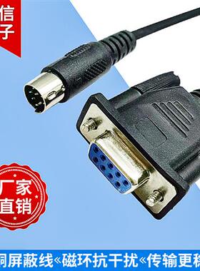 MCGSTPC7062/1062触摸屏与DVP台达PLC通讯线3米5米10米