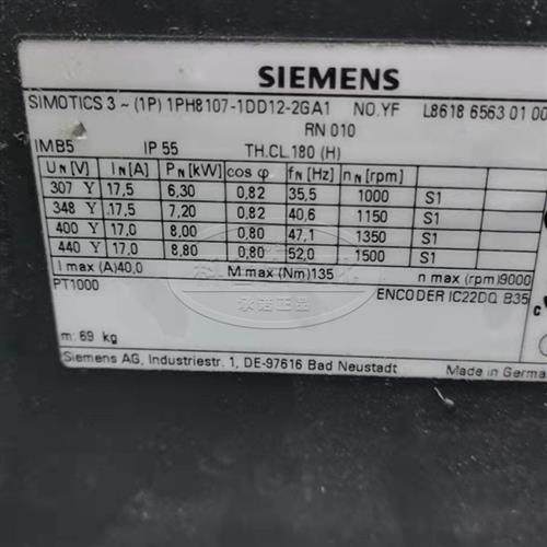 全新西门子电机 1PH8107-1DD12-2GA1