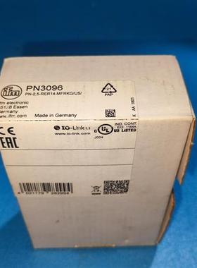 Ifm PN3096 易福门压力传感器 PN-2,5-RER14-MFRKG/US/全新原包装