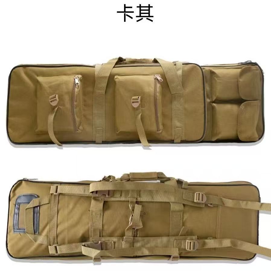 多功能渔具防水单肩大容量水弹发射器战术包M249真人CS装备鸡蛋棉