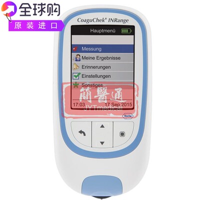 Roche Diagnostics CoaguChek INRange凝血毛细管血检测自检仪