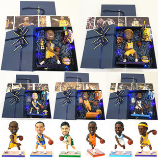 篮球明星人偶手办摆件欧文科比詹姆斯杜兰特库里周边生日礼物男生