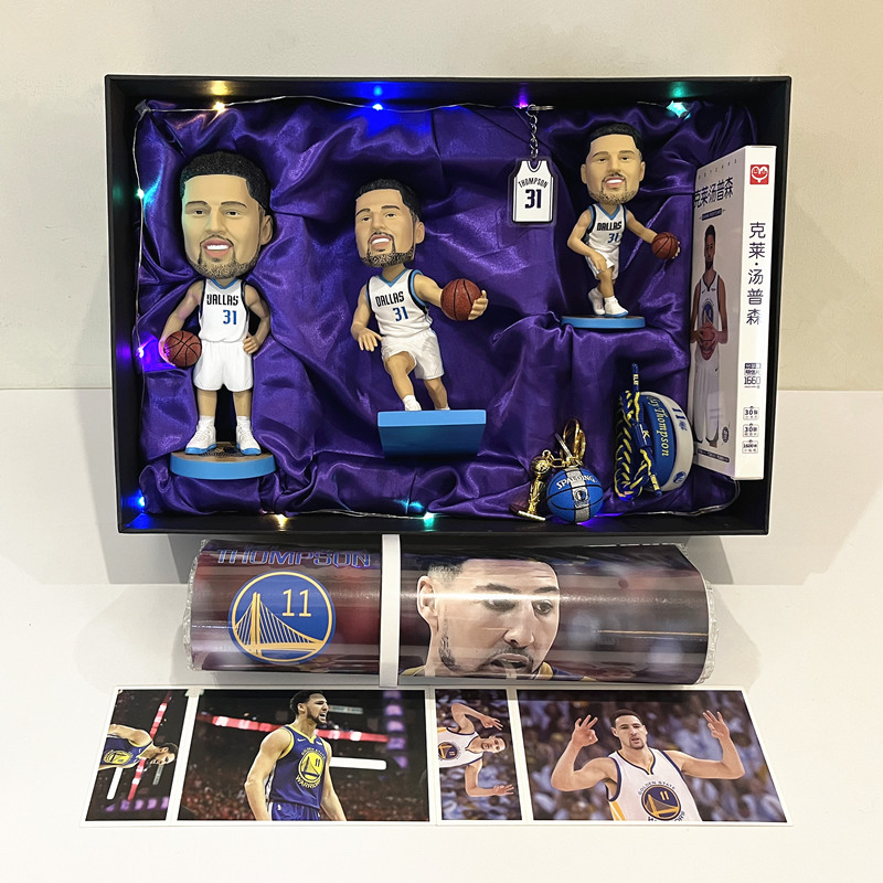 克莱汤普森手办生日礼物盒送男生