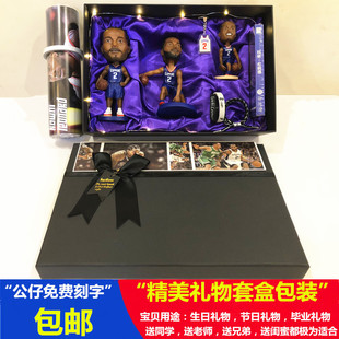 科怀伦纳德手办模型快船莱昂纳德周边篮球高档生日礼物套装送男生