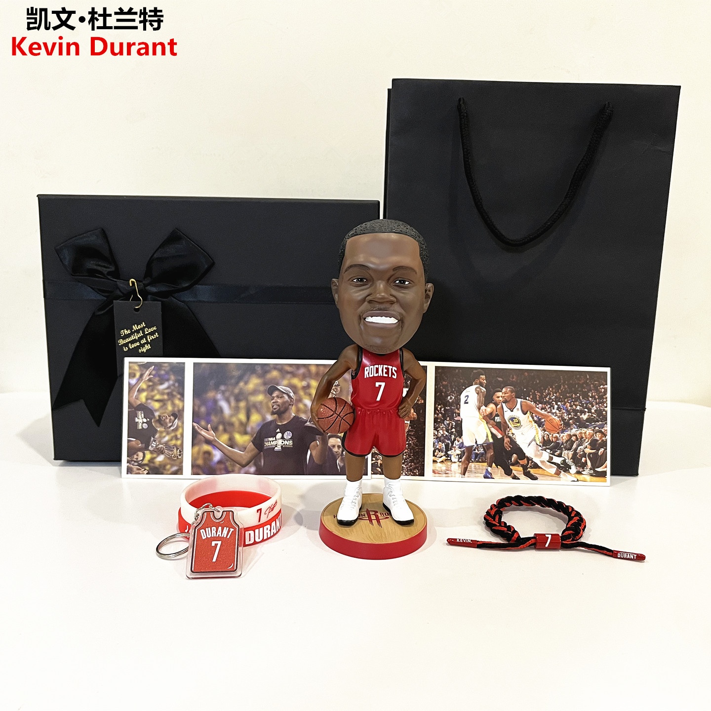 火箭杜兰特手办模型摆件周边礼物
