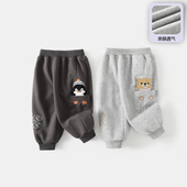 子男童春秋季 小童春装 洋气卫裤 儿童春秋款 潮 秋冬女宝宝长裤 婴儿裤