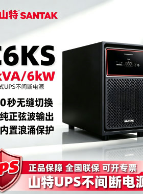 山特UPS电源C1KS/C2KS/C3KS/C6KS/C10KS机房服务器应急供电设备