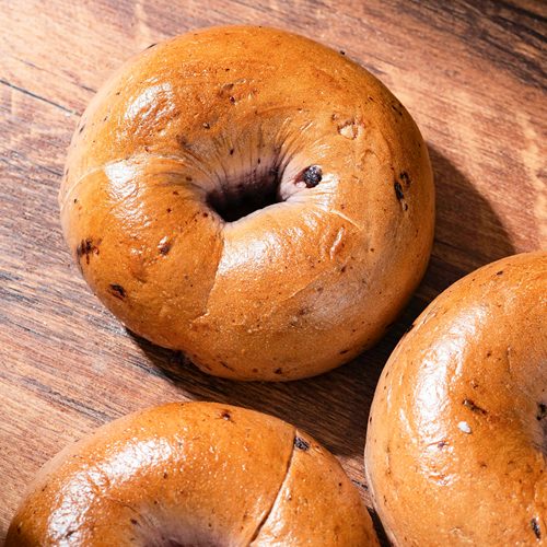 蓝莓奶酪贝果欧式手工面包