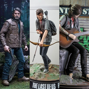 最后的生还者2美国末日手办周边艾莉搭弓弹吉他模型人偶玩具现货