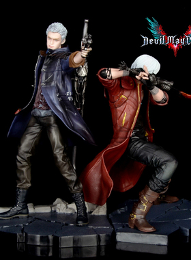 鬼泣5DevilMayCry手办游戏周边但丁尼禄模型人偶玩具公仔摆件现货