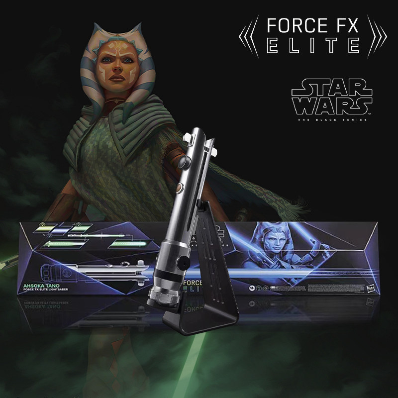 星球大战阿索卡光剑孩之宝玩具force fx 1:1道具绝地武士曼达洛人