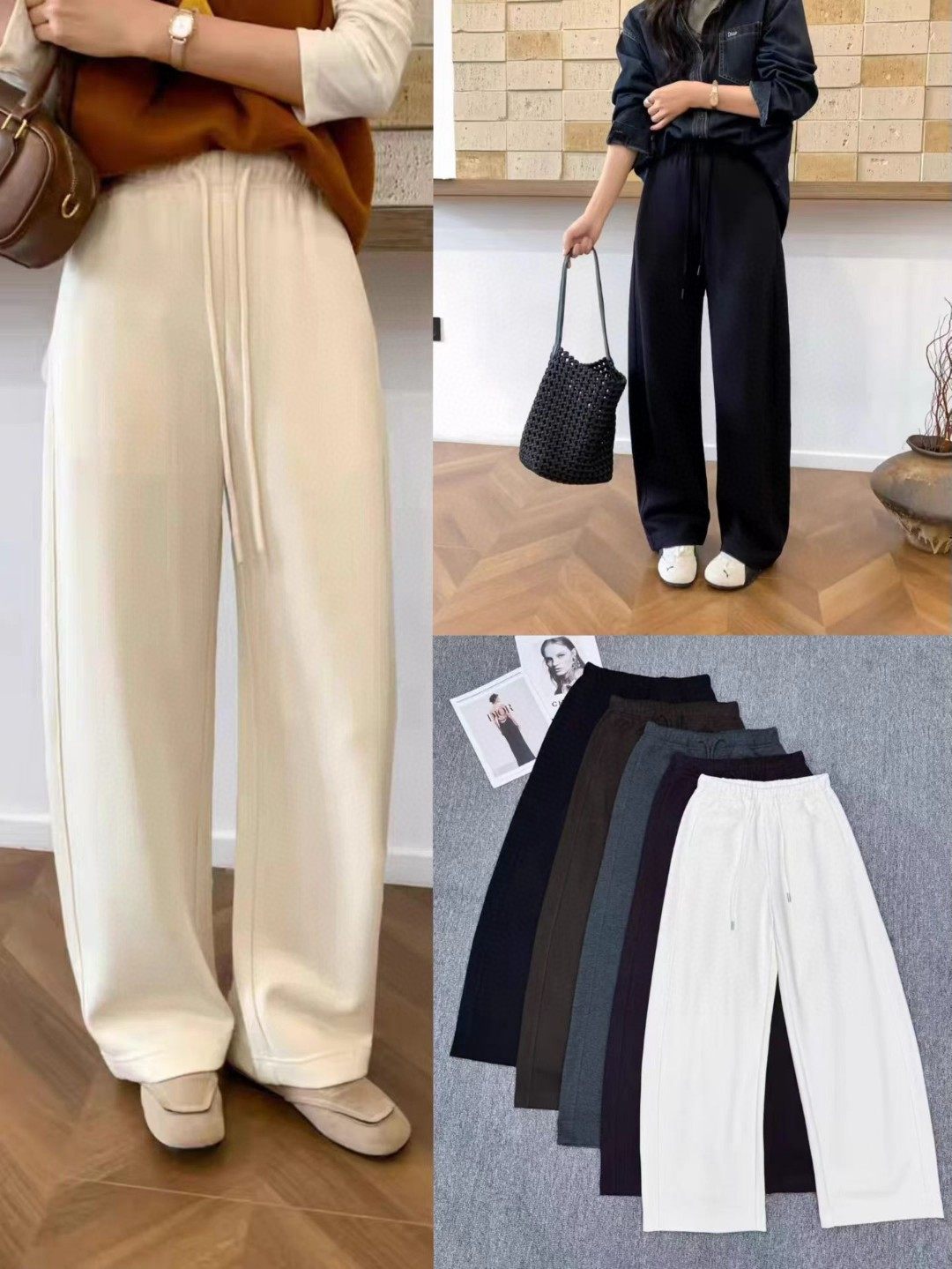 秋冬高腰显加绒加厚女宽松休闲弯刀裤裤子深圳南油（No退No换）,女装/女士精品,卫裤,淘宝优惠券,粉丝福利购,淘宝优惠卷