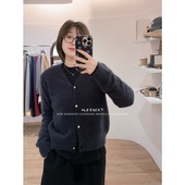 会掉毛 桃桃家 1138 兔毛 V领显瘦毛衣开衫 至臻系列 浣熊绒