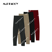 灵魂伴侣 无束缚感 显瘦保暖 桃桃家 秋冬羊绒亲肤打底裤 1135