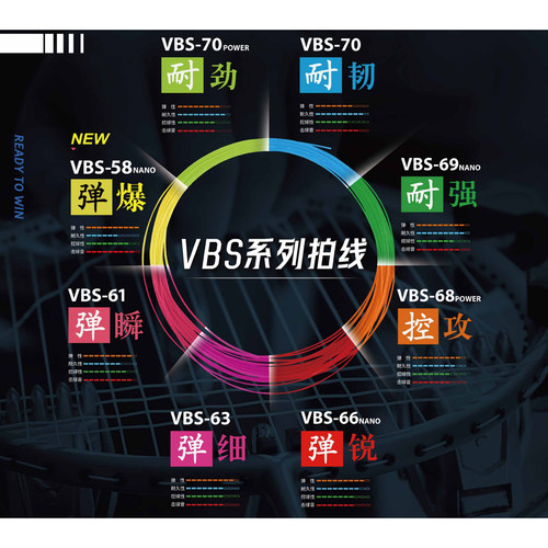 VICTOR胜利耐打高弹进攻羽毛球线