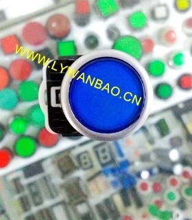 原装AIKS爱克斯按钮开关AS2203-11TD带灯自锁12V24V110V220V蓝色