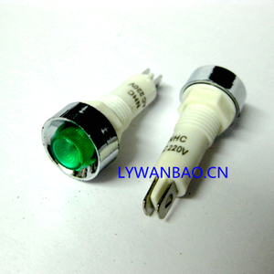 。电源工作小型信号灯指示灯安装孔10mmNHC DC12V DC24V AC220V红