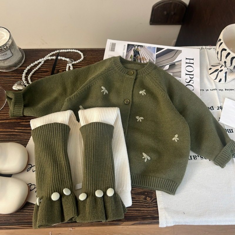 韩版女童秋装两件套33