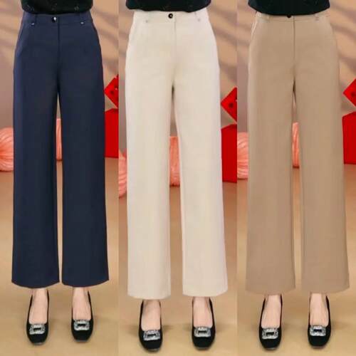 直筒裤春夏款高腰九分小个子女裤