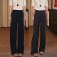 秋季 2025新款 女阔腿裤 高级职业垂感休闲直筒裤 灰色西装 高腰百搭 裤