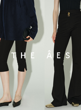 安上THE AES｜千禧年经典高弹显瘦时髦七分Capri裤/显高微喇长裤