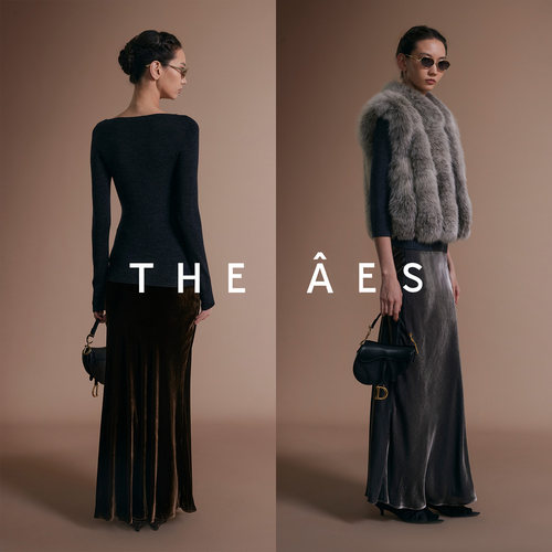 安上THE AES｜古董精裁显瘦珍藏 奢美真丝丝绒 女士鱼尾半裙