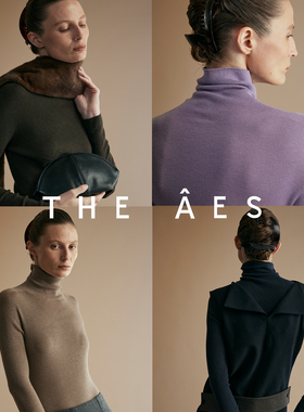 安上THE AES｜静谧佳作升级版 精纺山羊绒18针无缝一体高领打底王