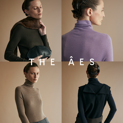 安上THE AES｜静谧佳作升级版 精纺山羊绒18针无缝一体高领打底王