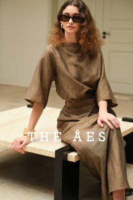 安上THEAES亚麻纯色套装
