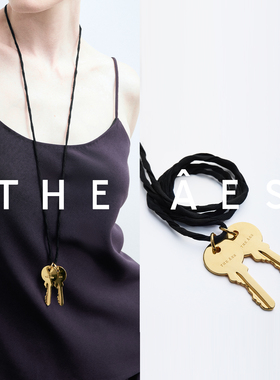 安上THE AES｜时髦轻奢单品 定制18K镀金黄铜 極简百搭钥匙项链
