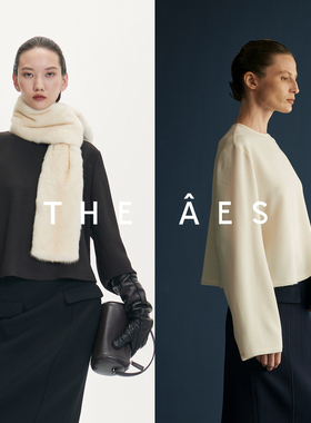 安上THE AES｜獨家冬日寓言 华美静奢风电影质感奢美格调圆领上衣