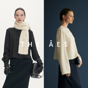 安上THE 华美静奢风电影质感奢美格调圆领上衣 AES｜獨家冬日寓言