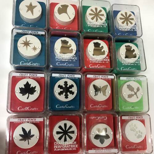 花样压花器 日本咖路CARL做手账 儿童幼教美工艺术手工学生心意卡