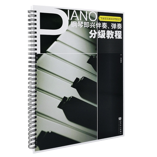 正版钢琴即兴伴奏弹奏分级教程 广东省音乐家协会考级丛书 人民音乐出版社 辛笛编 钢琴即兴伴奏基础练习曲入门教材教程书