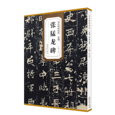 正版北魏张猛龙碑 历代碑帖精粹 简体旁注 原碑原贴 魏碑碑帖放大楷书软毛笔字帖临摹教材 安徽美术 学生成人古帖楷书训练字帖教程