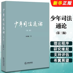 正版少年司法通论 第三版 法律出版社 张鸿巍  少年司法概念理论程序 少年司法体系程序 未成年人被害防治 少年司法制度教材教程书