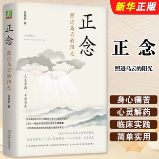阳光 吴艳茹 人生苦海 正版 机械工业 照进乌云 正念为舟 正念减压疗法和正念认知疗法理论框架和核心理念心理学教材教程书 正念
