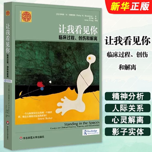 正版让我看见你 临床过程 创伤和解离 华东师范大学出版社 精神分析临床人际关系 精神分析经典著作译丛 心理学读物教材教程书