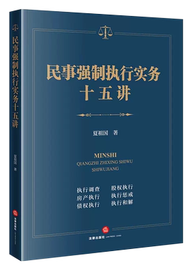 正版民事强制执行实务十五讲 夏祖国 法律出版社 人民法院执行工作指引参考案例 执行监督检察官律师公司法务办案工具教材教程书