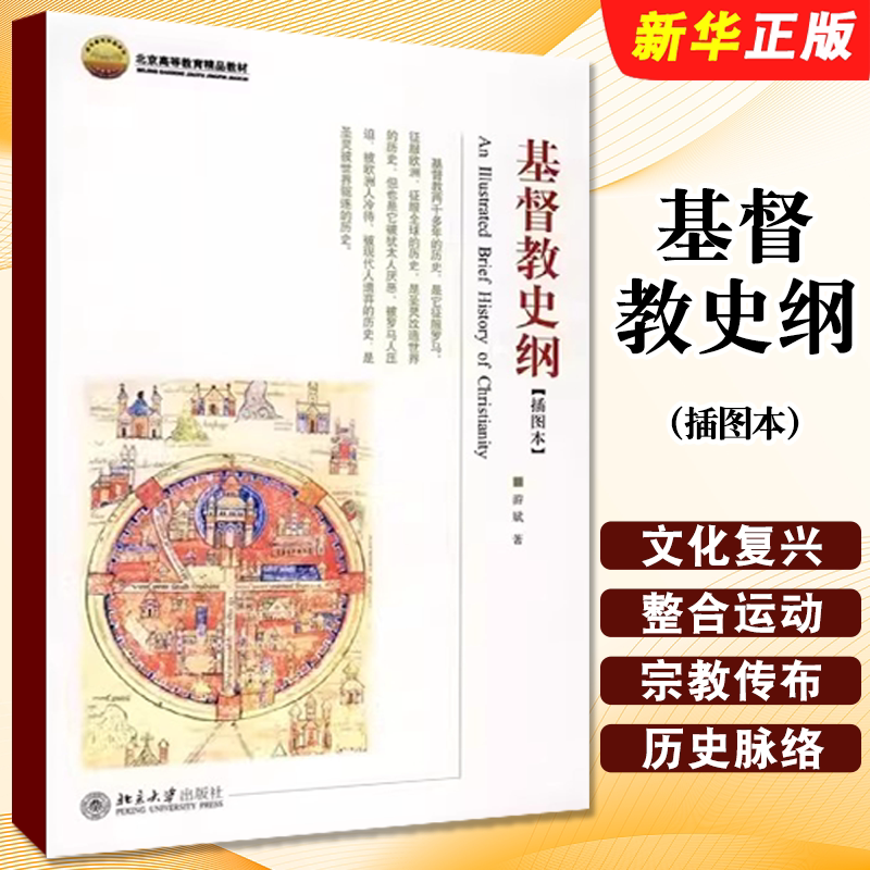 正版基督教史纲 插图本 北京大学出版社 游斌 分析基督教对社会文化具有影响的教义思想文化地理学基本理念方法教程书籍