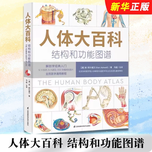 正版人体大百科 结构和功能图谱 人体解刨速记 江苏凤凰科学技术 肯 阿什威尔 人体解剖学图谱全彩入门教材教程书籍