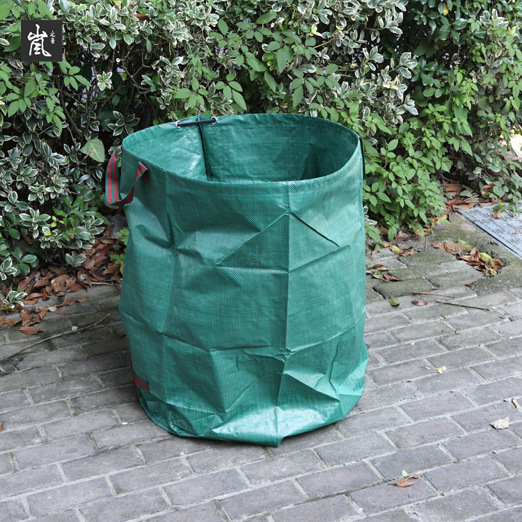 枯叶收集袋自制发酵沤肥花草