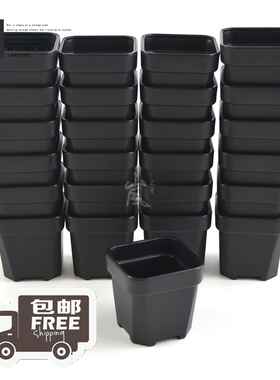 套餐丨【25个装】特小号升级版厚黑浅方盆 多肉植物种植盆