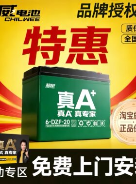超威真A+2代铅酸电池上门安装
