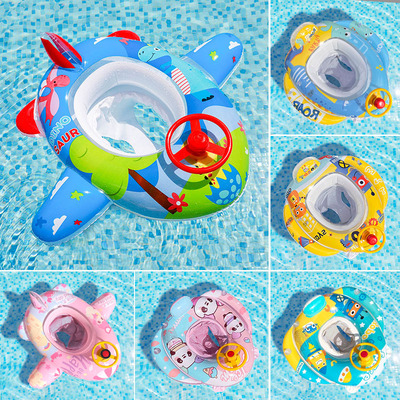 安全不侧翻加厚又舒适游泳圈