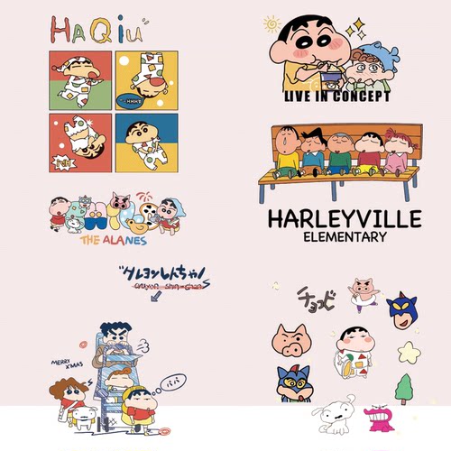 趣味卡通蜡笔小新新款图案