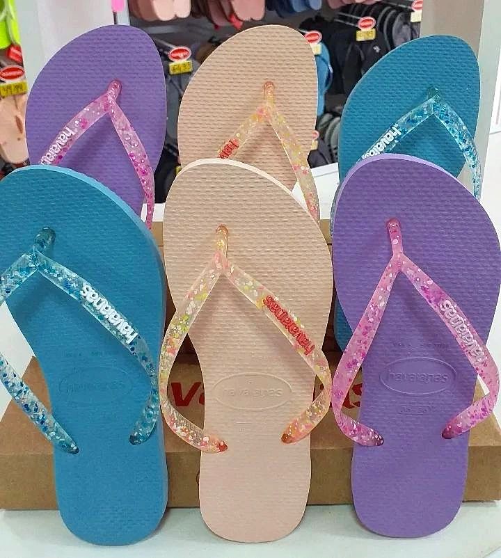 havaianas休闲平底女人字拖