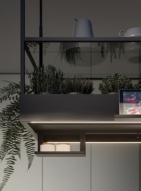 意大利进口falmec方美柯Spazio别墅用130cm吊装中岛油烟机